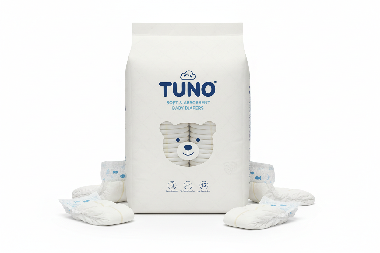 Premium Baby Diapers - Ultra Soft & Leak Protection